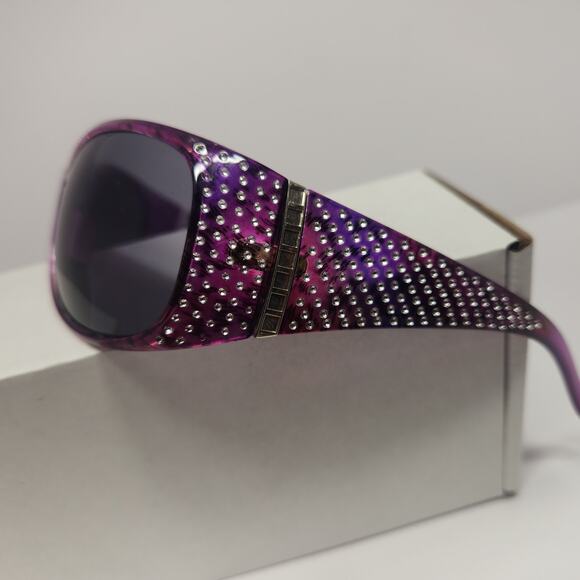 Global Vision Galaxy Lav +2.50 Sunglass Readers Sparkle Purple Glitz - Picture 4 of 11